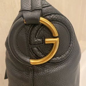 GUCCI
Pebbled Calfskin Small Miss GG Hobo Black
